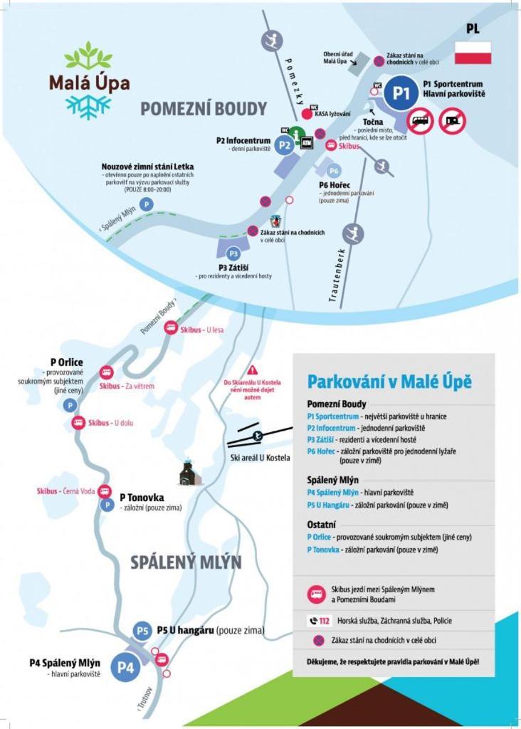 Penzion Apalucha Dolní Malá Úpa Esterno foto